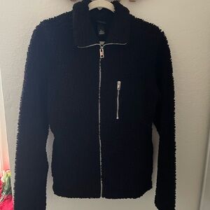 Black Sherpa Jacket